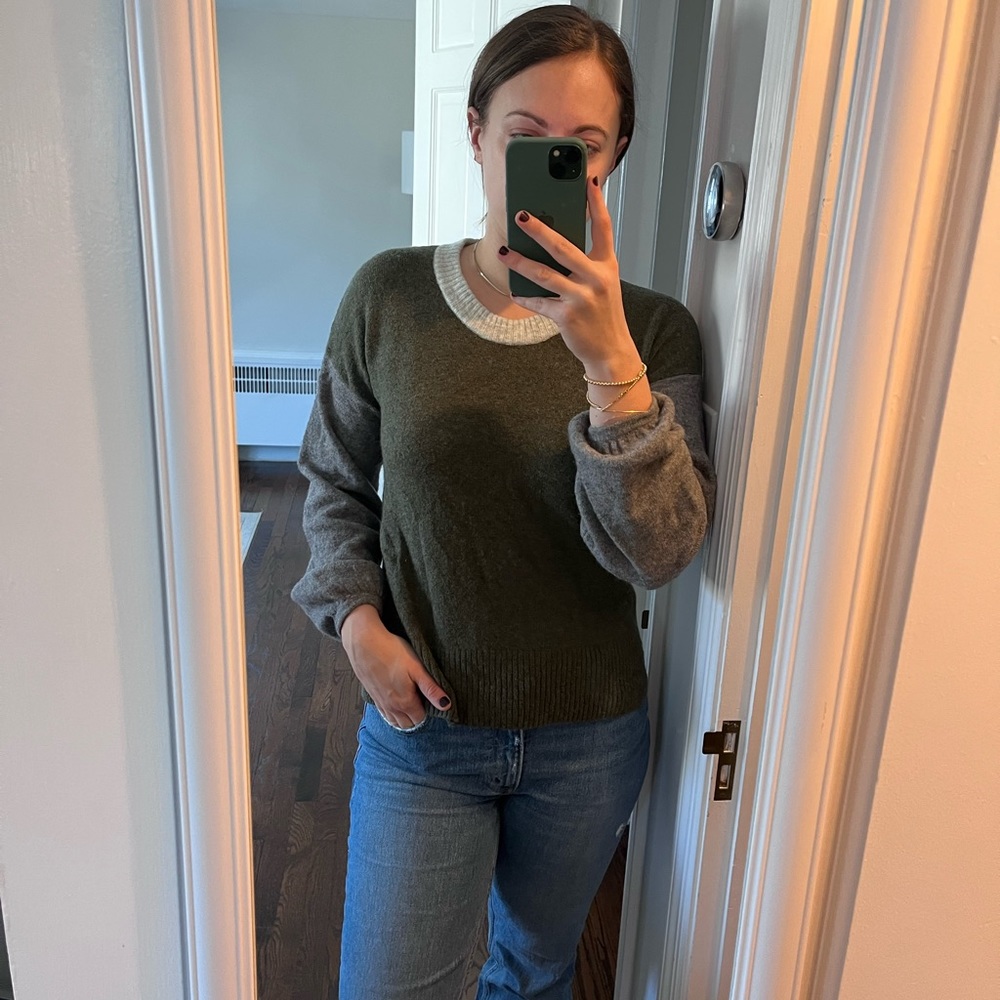 Madewell bubble sleeve sweater - NEVER WORN!